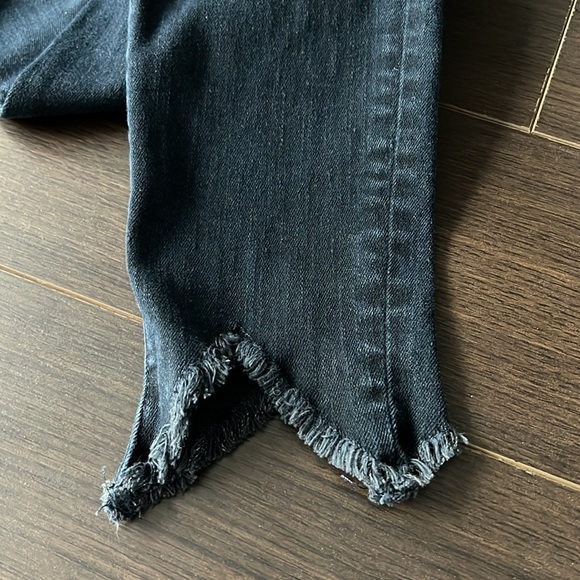 FRAME Le High Double Triangle High Waist Shark Bite Skinny Jeans, Keen, 26 - Picture 7 of 7